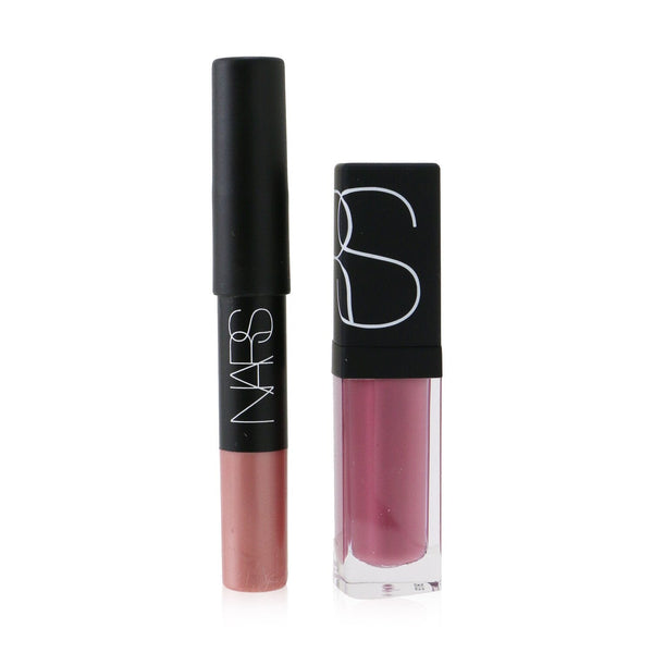 NARS Explicit Color Lip Duo (1x Velvet Matte Lip Pencil, 1x Lip Tint) - # Sex Machine  2pcs