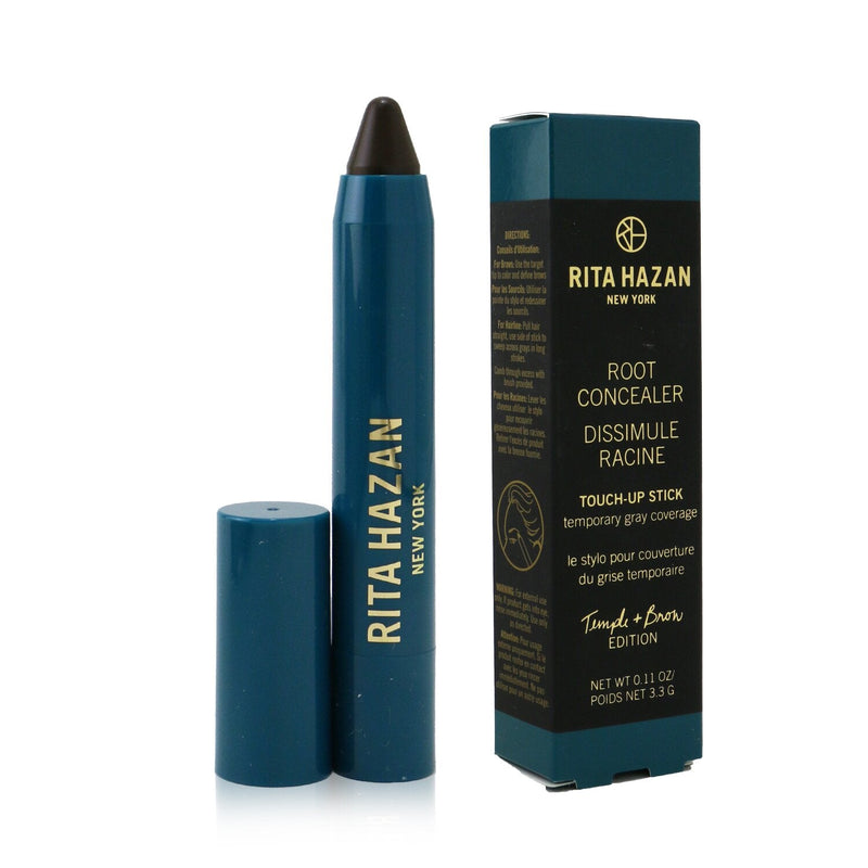 Rita Hazan Root Concealer Touch-Up Stick Temporary Gray Coverage - # Light Brown (Temple + Brow Edition) 