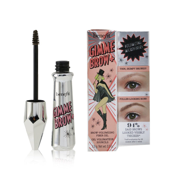 Benefit Gimme Brow+ Volumizing Fiber Gel - #4 (Warm Deep Brown)  3g/0.1oz