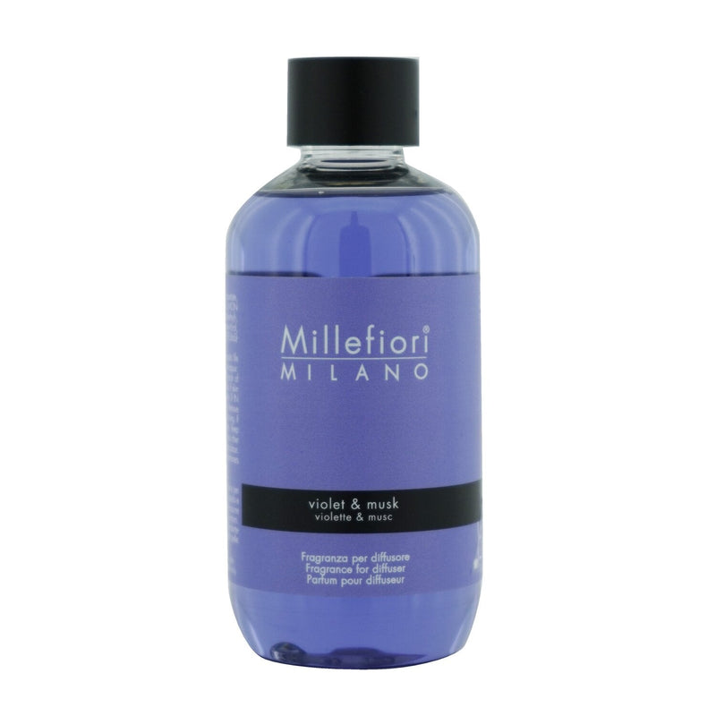 Millefiori Natural Fragrance Diffuser Refill - Violet & Musk  250ml/8.45oz