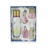 Whoo (The History Of Whoo) Bichup First Moisture Anti-Aging Essence Special Set: Essence 130ml + Mist 30ml + Balancer 20ml + Emulsion 20ml + Sun Fluid SPF50+ 13ml 