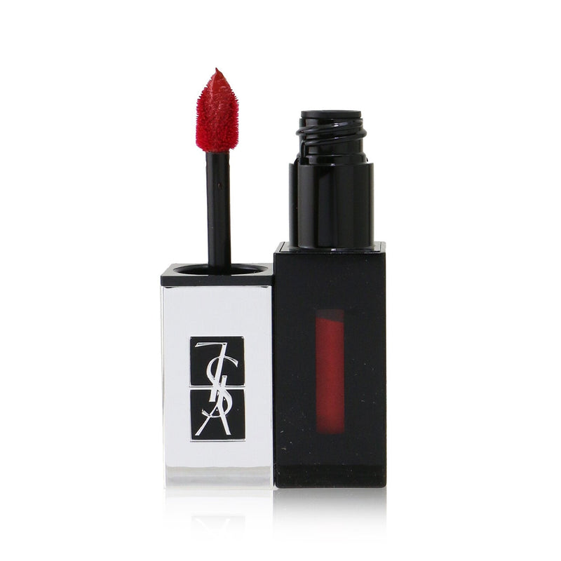 Yves Saint Laurent Rouge Pur Couture Vernis A Levres The Holographics Glossy Stain - # 505 Video Red  6ml/0.2oz