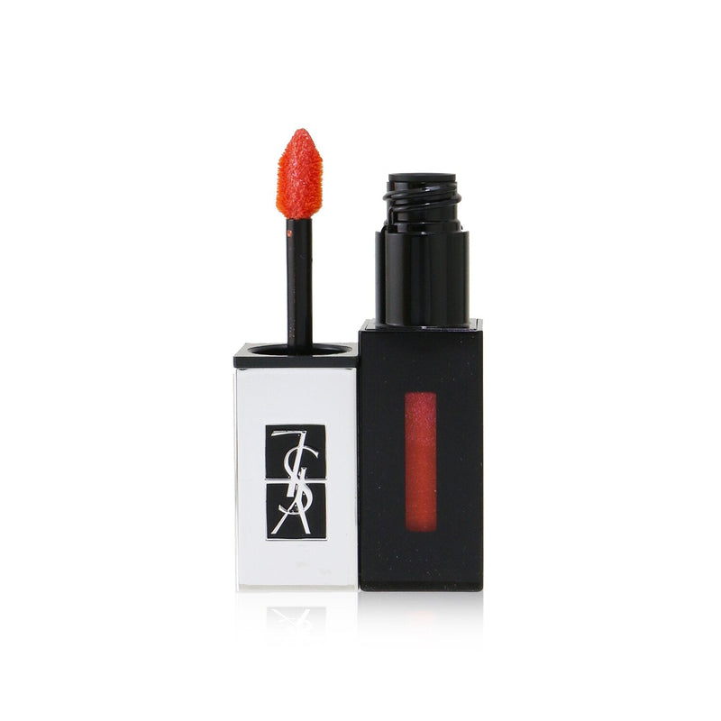 Yves Saint Laurent Rouge Pur Couture Vernis A Levres The Holographics Glossy Stain - # 506 Orange Gaming 