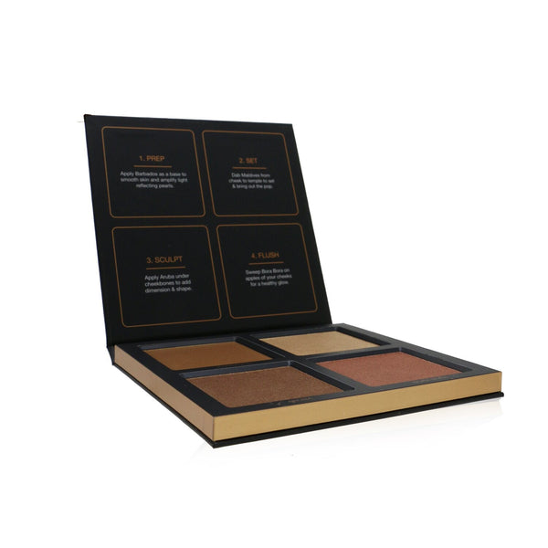 Huda Beauty 3D Highlighter Palette (4x Highlighter) - # Bronze Sands 