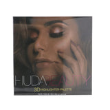 Huda Beauty 3D Highlighter Palette (4x Highlighter) - # Golden Sands  30g/1.05oz