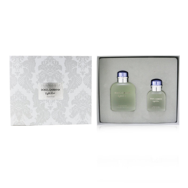 Dolce & Gabbana Light Blue Coffret: Eau De Toilette Spray 125ml/4.2oz + Eau De Toilette Spray 40ml/1.3oz 