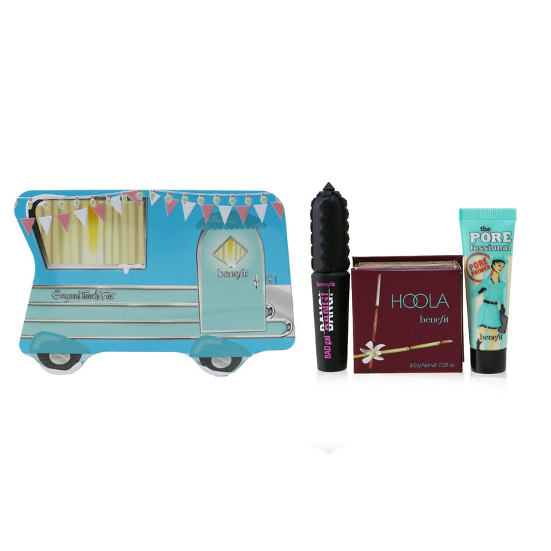 Benefit Gorgeous Travels Fast Set: Mini The POREfessional Face Primer 7.5ml + Hoola Matte Powder Bronzer 8g + Mini BADgal BANG! Volumizing Mascara 4g 