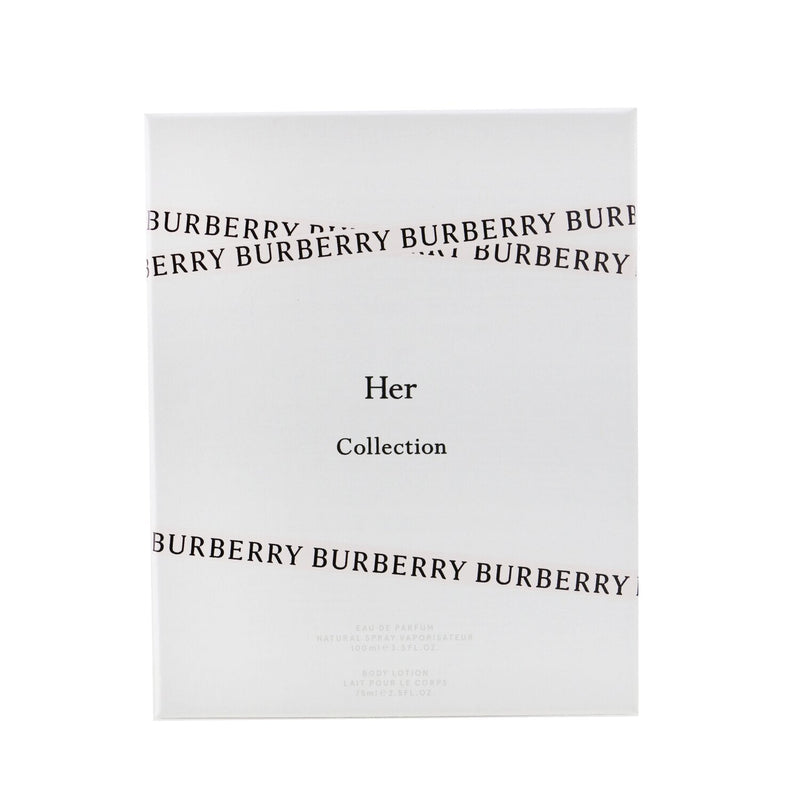 Burberry Burberry Her Coffret: Eau De Parfum Spray 100ml/3.3oz + Body Lotion 75ml /2.5oz 