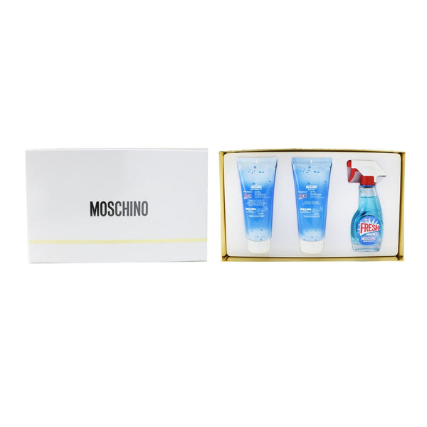 Moschino Fresh Couture Coffret: Eau De Toilette Spray 50ml/1.7oz + Body Lotion 100ml/3.4oz + Bath & Shower 100ml/3.4oz 