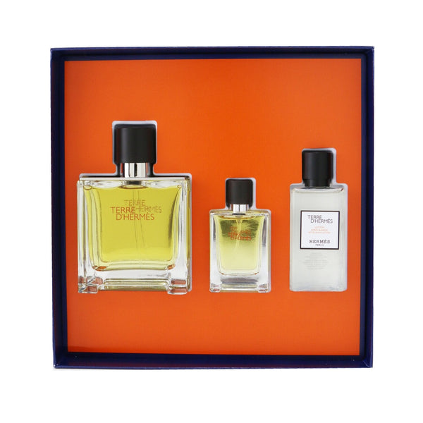 Hermes Terre D'Hermes Coffret: Pure Parfum Spray 75ml/2.5oz + Pure Parfum Spray 12.5ml/0.42oz + After-Shave Lotion 40ml/1.35oz 