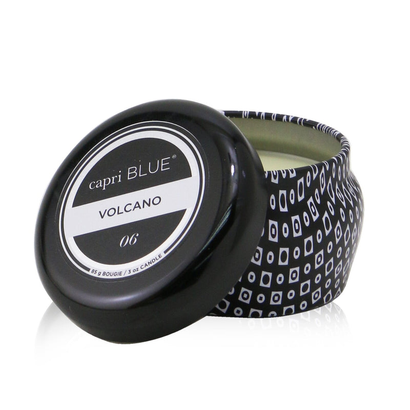 Capri Blue Black Mini Tin Candle - Volcano 