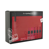 MAC Travel Exclusive Mini Lipsticks Set (5x Mini Lipstick + 1 Bag) - #Bright 