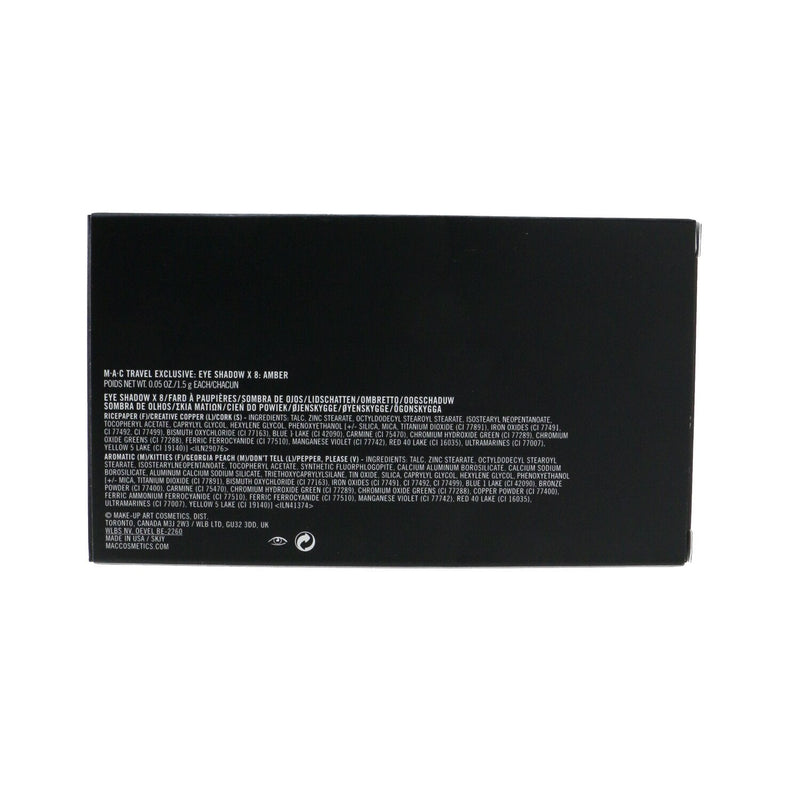 MAC Travel Exclusive Eyeshadow Palette (8x Eyeshadow) - # Amber 