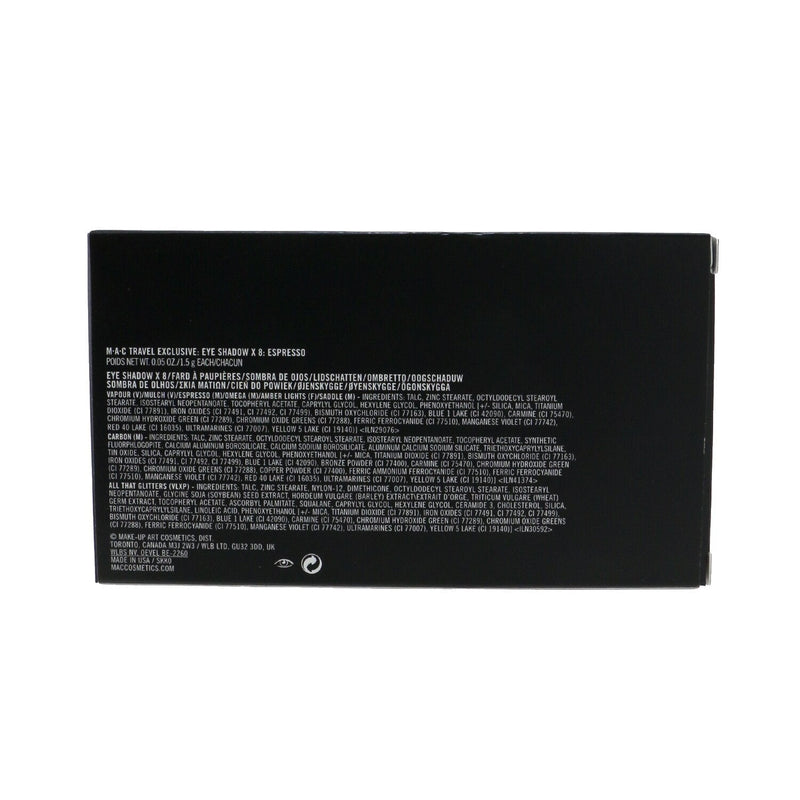MAC Travel Exclusive Eyeshadow Palette (8x Eyeshadow) - # Espresso 