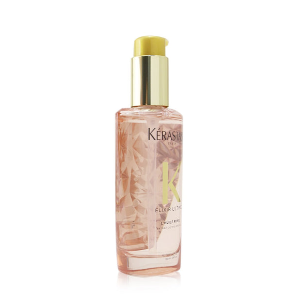 Kerastase Elixir Ultime L'Huile Rose Radiance Sublimating Oil - Color Treated Hair (Box Slightly Damaged)  100ml/3.4oz