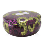 Voluspa 3 Wick Decorative Tin Candle - Santiago Huckleberry 