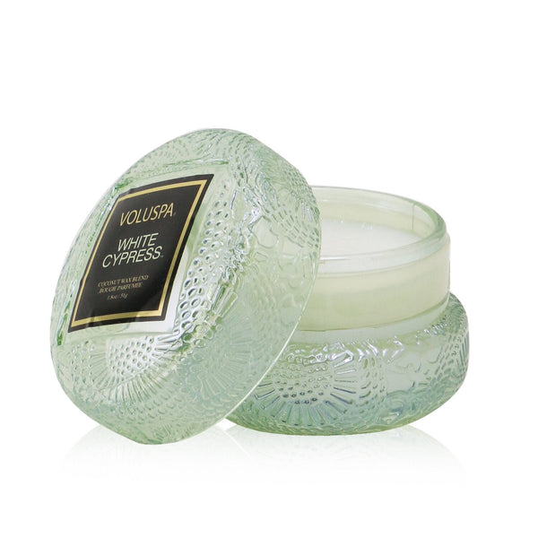 Voluspa Macaron Candle - White Cypress 