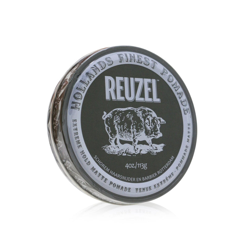 Reuzel Extreme Hold Matte Pomade (Extreme Hold, No Shine, Water Soluble) 