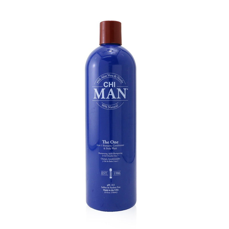 CHI Man The One 3-in-1 Shampoo, Conditioner & Body Wash  739ml/25oz