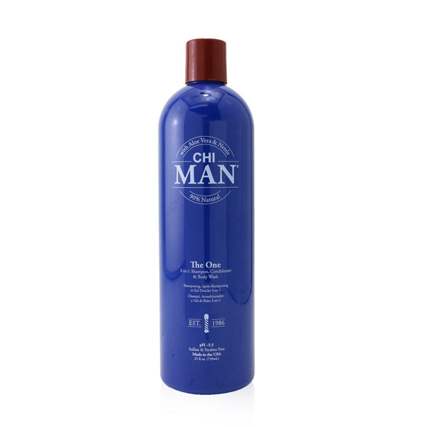 CHI Man The One 3-in-1 Shampoo, Conditioner & Body Wash 