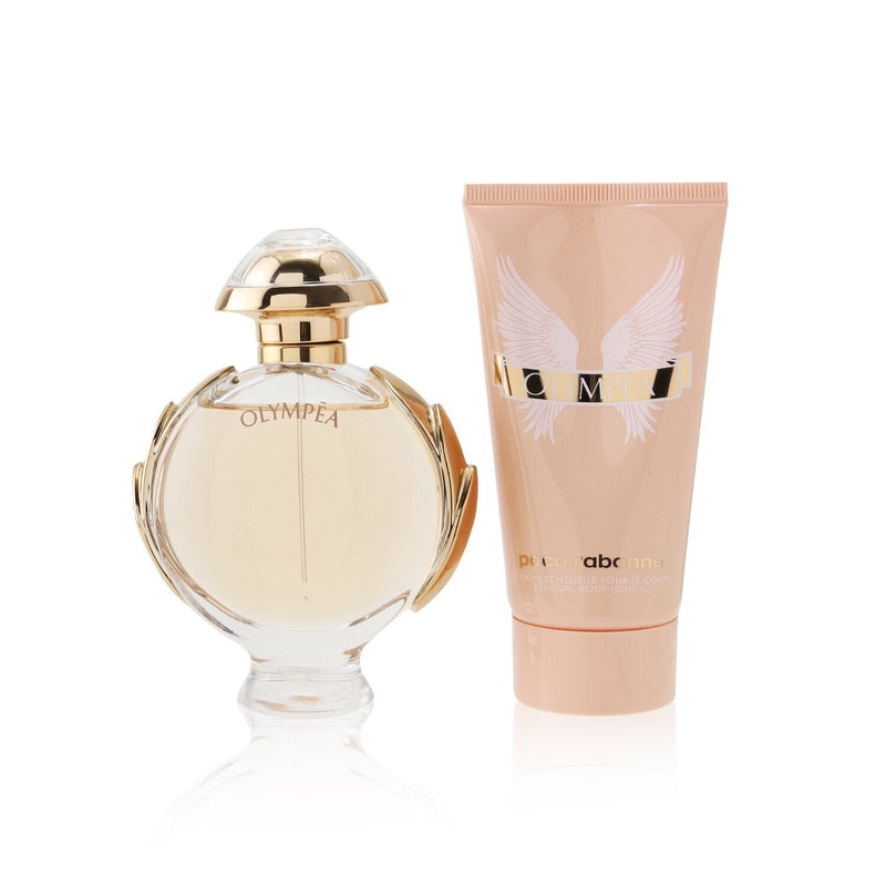 Paco Rabanne Olympea Coffret: Eau De Parfum Spray 50ml/1.7oz + Sensual Body Lotion 75ml/2.5oz 