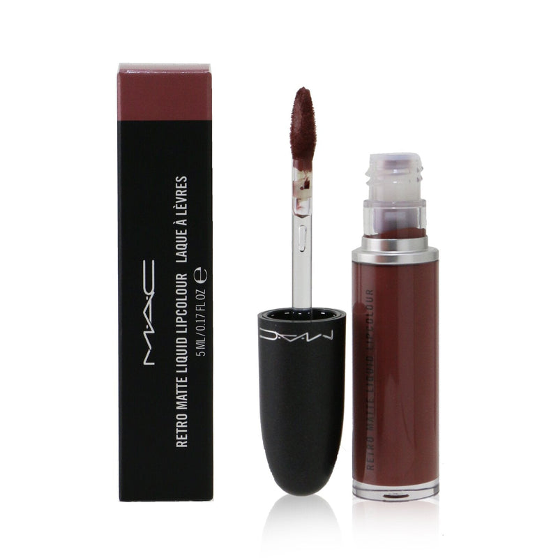 MAC Retro Matte Liquid Lipcolour - # 123 Topped With Brandy (Deep Dirty Rose) (Matte)  5ml/0.17oz