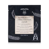 Apivita Express Beauty Black Tissue Face Mask with Carob (Detox & Purifying) 