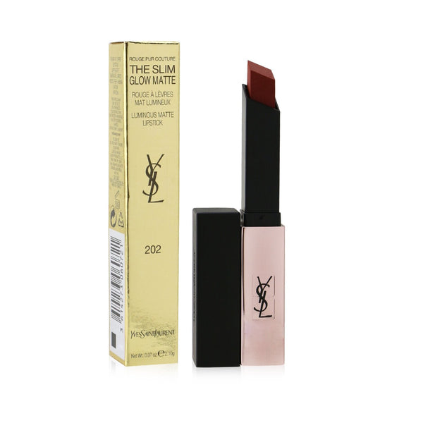Yves Saint Laurent Rouge Pur Couture The Slim Glow Matte - # 202 Insurgent Red  2.1g/0.07oz