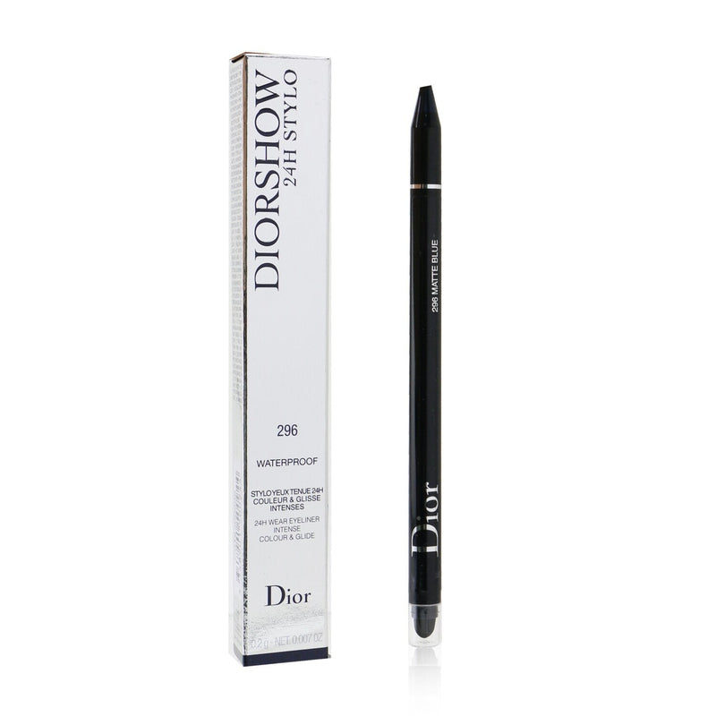 Christian Dior Diorshow 24H Stylo Waterproof Eyeliner - # 296 Matte Blue 