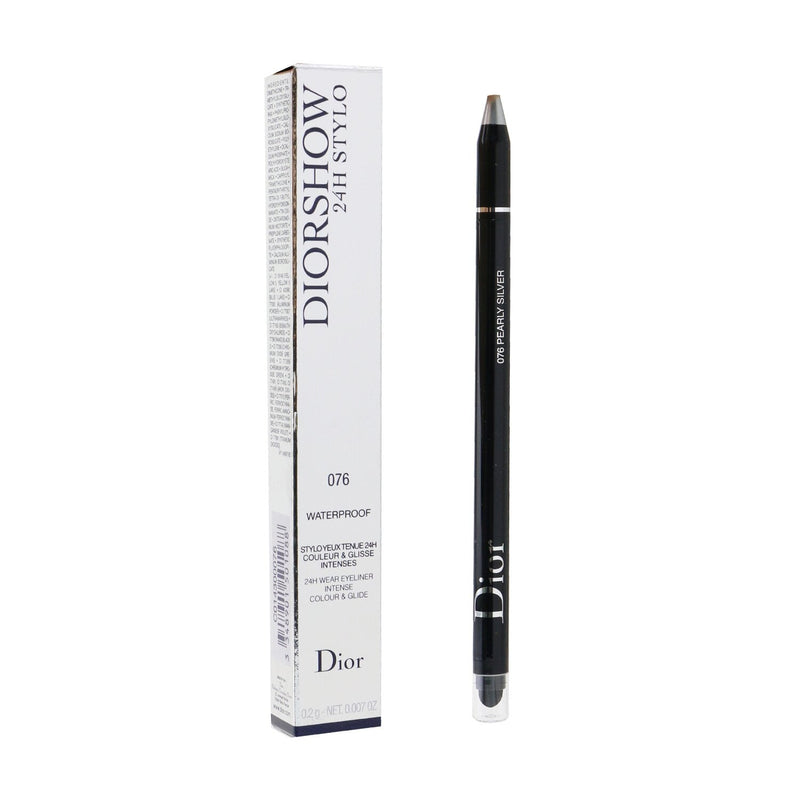Christian Dior Diorshow 24H Stylo Waterproof Eyeliner - # 076 Pearly Silver 