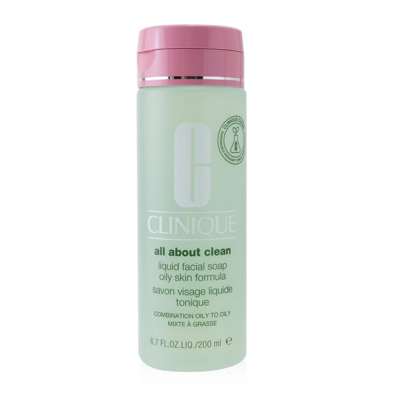 Clinique All About Clean Liquid Facial Soap Oily Skin Formula - Combination Oily to Oily Skin 