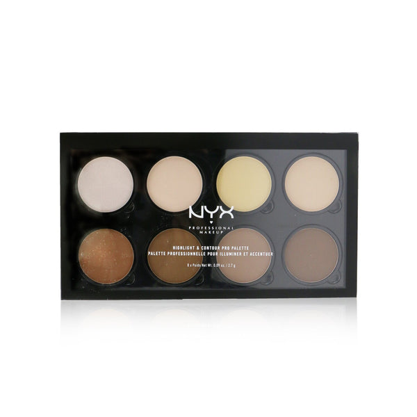 NYX Highlight & Contour Pro Palette  8x2.7g/0.09oz