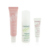 Caudalie My First Hydrating Essentials Set: Vinosource Sorbet 40ml+ Instant Foaming Cleanser 50ml+ Vinosource SOS Thirst Serum 10ml 