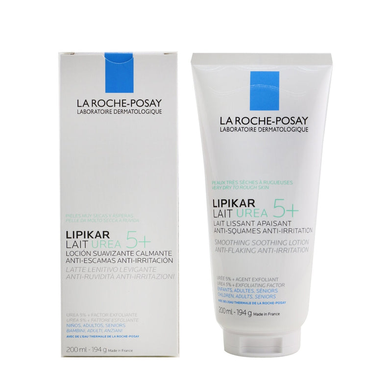 La Roche Posay Lipikar Lait Urea 5+ Smoothing Soothing Lotion (Anti-Flaking & Anti-Irritation)  200ml/6.6oz