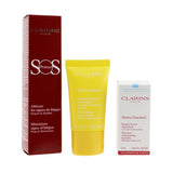 Clarins SOS Beaute Set (1x Primer 30ml + 1x Mask 15ml + 1x Lip Balm 3ml) - 01 Rose  3pcs