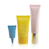 Clarins SOS Beaute Set (1x Primer 30ml + 1x Mask 15ml + 1x Lip Balm 3ml) - 01 Rose  3pcs