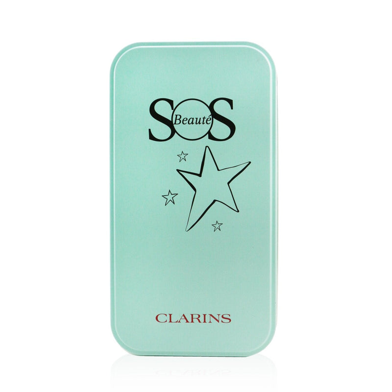 Clarins SOS Beaute Set (1x Primer 30ml + 1x Mask 15ml + 1x Lip Balm 3ml) - 04 Green  3pcs