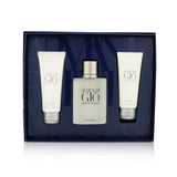 Giorgio Armani Acqua Di Gio Coffret: Eau De Toilette Spray 100ml/3.4oz + All Over Body Shampoo 75ml/2.5oz + After Shave Balm 75ml/2.5oz  3pcs