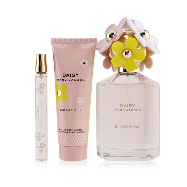 Marc Jacobs Daisy Eau So Fresh Coffret: Eau De Toilette Spray 125ml/4.2oz + Radiant Body Lotion 75ml/2.5oz + Eau De Toilette Spray 10ml/0.33oz 