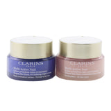 Clarins Multi-Active Partners Set: Multi-Active Day Cream 50ml/1.6oz + Night Cream 50ml/1.7oz  2pcs