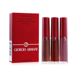Giorgio Armani Lip Maestro Intense Velvet Color Set (3x Mini Liquid Lipstick) - #200,#405,#501  3x3.5ml/0.12oz