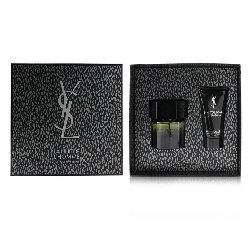 Yves Saint Laurent La Nuit De L'Homme Coffret: Eau De Toilette Spray 60ml/2oz + Shower Gel 50ml/1.6oz  2pcs