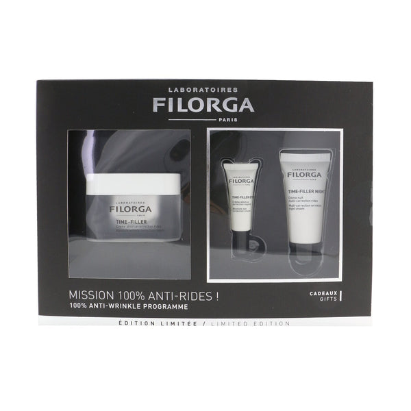 Filorga Time-Filler Mission 100% Anti-Wrinkle Set: Time-Filler 50ml + Time-Filler Eyes 4ml + Time-Filler Night 15ml 