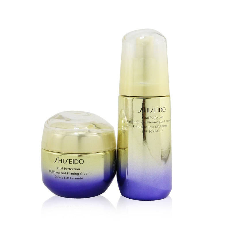 Shiseido Vital Perfection Firming Day & Night Set: Cream 50ml + Day Emulsion SPF 30 PA+++ 75ml  2pcs