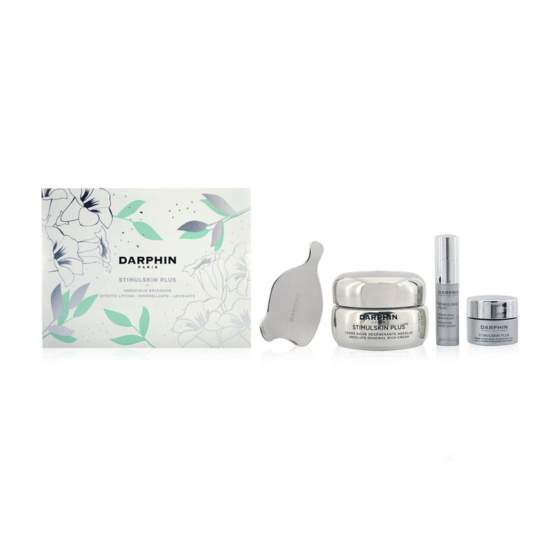 Darphin Stimulskin Plus Meraviglie Botaniche Set: Renewal Rich Cream 50ml+ Reshaping Divine Serum 4ml+ Eye Cream 5ml+ Massage Applicator 