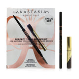 Anastasia Beverly Hills Perfect Your Brows Kit (Brow Wiz + Mini Dipbrow Gel) - # Ebony  2pcs