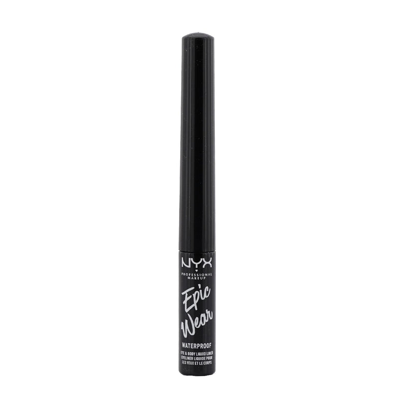 NYX Epic Wear Waterproof Eye & Body Liquid Liner - # Black  3.5ml/0.12oz