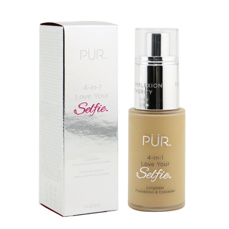 PUR (PurMinerals) 4 in 1 Love Your Selfie Longwear Foundation & Concealer - #TG1 Latte (Light Tan Skin With Golden Undertones)  30ml/1oz