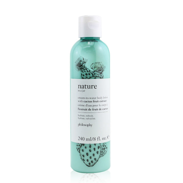 Philosophy Nature In A Jar Cream-To-Water Body Lotion With Cactus Fruit Extract 
