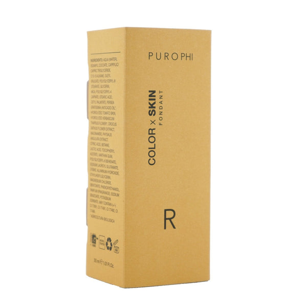 PUROPHI Color x Skin Fondant Foundation - # R (Medium/Dark)  30ml/1.01oz
